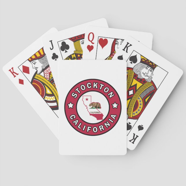 Stockton California Playing Cards (Back)