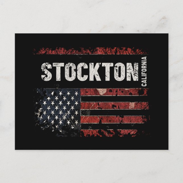 Stockton California Postcard (Front)