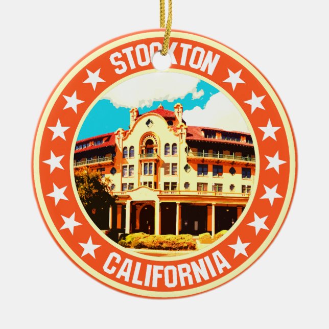 Stockton                                           ceramic ornament (Front)