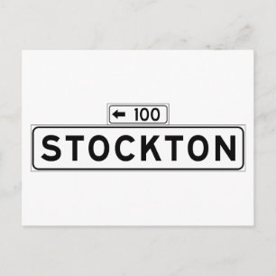 Stockton St., San Francisco Street Sign Postcard