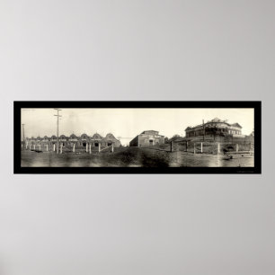 Stockyards Atlanta GA Photo 1909 Poster
