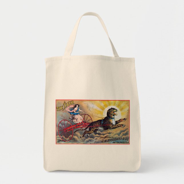 Stoddard Tiger Tote Bag (Front)