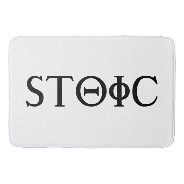 Stoic Bath Mat (Front)