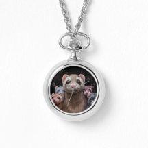 Stoic Ferrets Necklace Watch