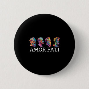 Stoic Icons Amor Fati Modern Stoicism Greek Philos 2 Inch Round Button