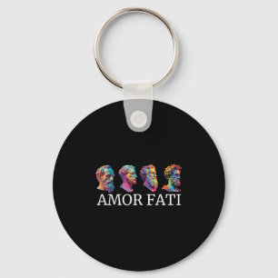 Stoic Icons Amor Fati Modern Stoicism Greek Philos Keychain