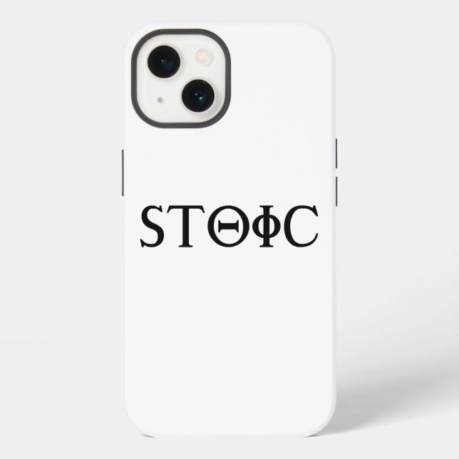 Stoic iPhone Case (Back)