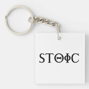 Stoic Keychain