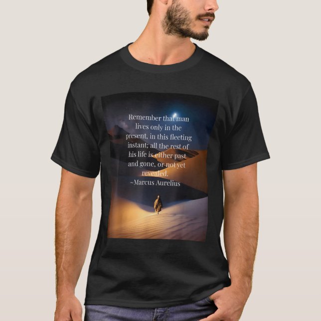 Stoic Meditations Quote  T-Shirt (Front)