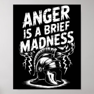 Stoic Philosoper Quote Motivational Stoicism Senec Poster