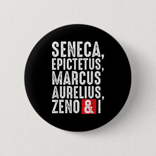 Stoic Philosophers Wisdom Quotes For Philosophy 2 Inch Round Button