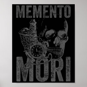 Stoic Philosophy Grey Hellenistic Stoicism Memento Poster