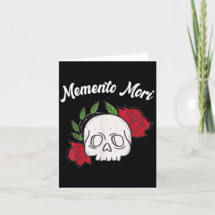 Stoic Philosophy Memento Mori Amor Fati Skull Stoi Card