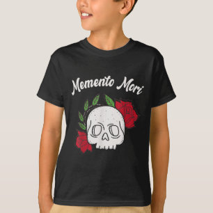 Stoic Philosophy Memento Mori Amor Fati Skull Stoi T-Shirt