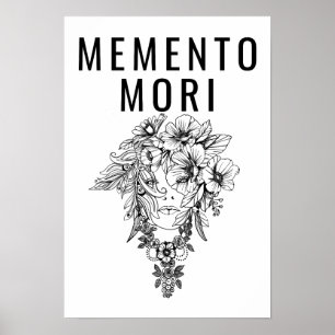 Stoic philosophy Memento Mori, Marcus Aurelius  Poster