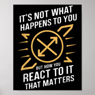 Stoic Phrase Stoicism Philosoper Quote Cool Motiva Poster