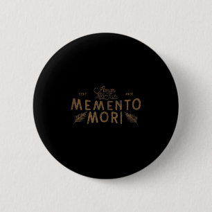 Stoic Quote _ Amor Fati _ Memento Mori _ Boho Jung 2 Inch Round Button