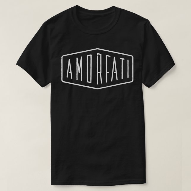 Stoic Quote  Amor Fati  T-Shirt (Design Front)