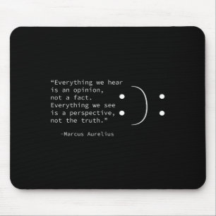 Stoic Quote By Marcus Aurelius, Stoicism Philosoph Mouse Pad