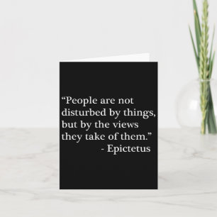Stoic Quote From Epictetus Philosophical View Of L Card
