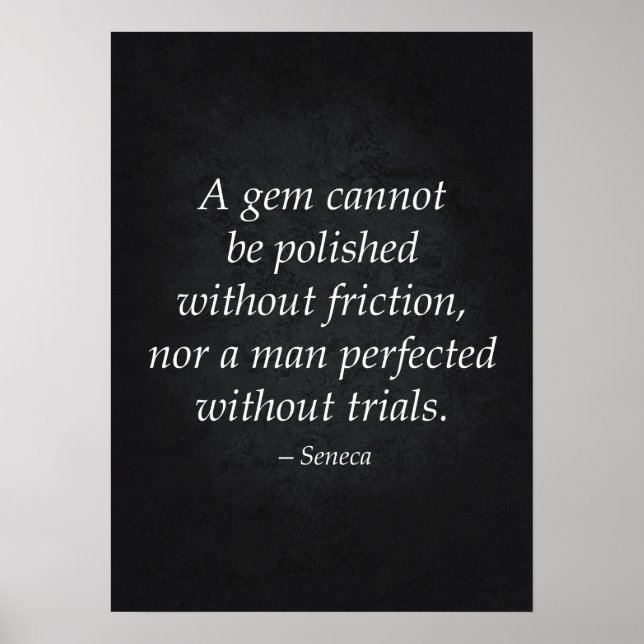 Stoic Quote - Motivational Poster (Front)