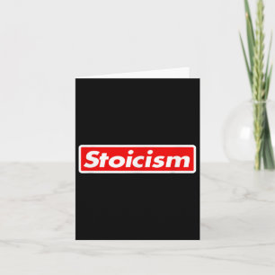 Stoic Shirt _ Stoicism Logo _ Philosophy Shirt  Card