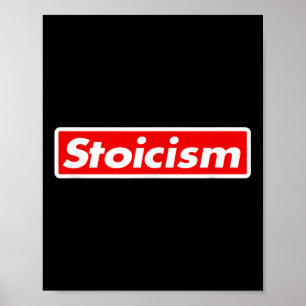 Stoic Shirt _ Stoicism Logo _ Philosophy Shirt  Poster