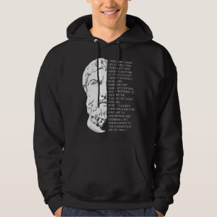 Stoicism Epictetus Stoic Philosophy Quote Life Tas Hoodie
