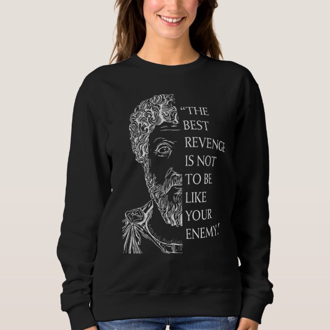 Stoicism Marcus Aurelius Stoic Philosophy  Enemy Sweatshirt (Front)
