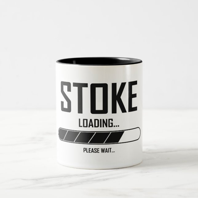 Stoke Loading Two-Tone Coffee Mug (Center)