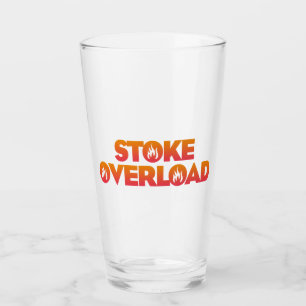 Stoke Overload Flames Glass