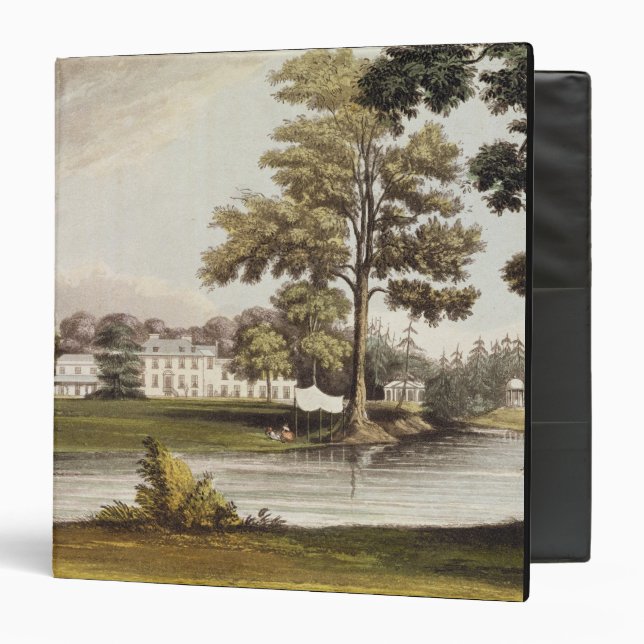 Stoke Place, from Ackermann's 'Repository of Arts' Binder (Front/Inside)