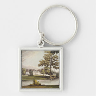 Stoke Place, from Ackermann's 'Repository of Arts' Keychain