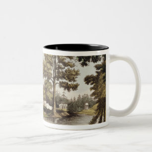 Stoke Place, from Ackermann's 'Repository of Arts' Two-Tone Coffee Mug