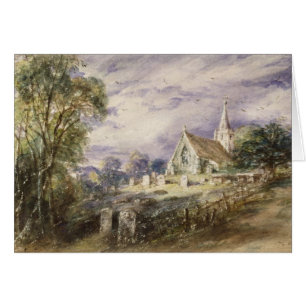 Stoke Poges Church, 1833 (w/c on paper)