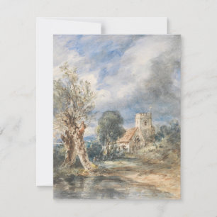 Stoke Poges Church (1834) John Constable