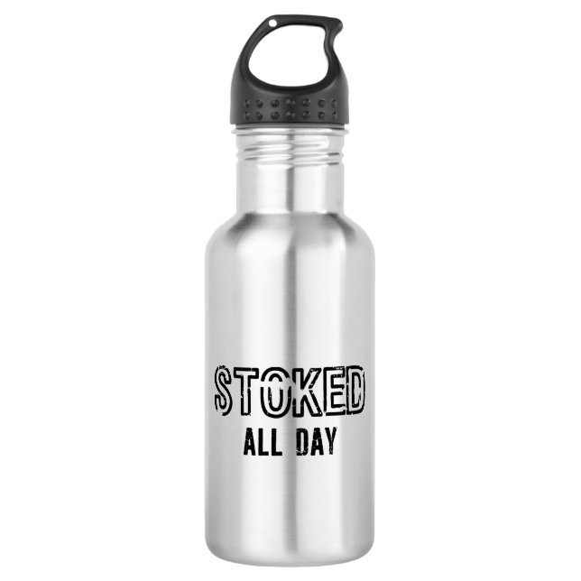 Stoked All Day 532 Ml Water Bottle (Front)