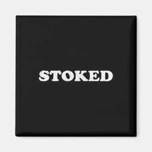Stoked Surfing Magnet