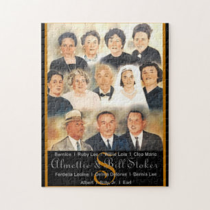 Stoker Family Portrait Jigsaw Puzzle