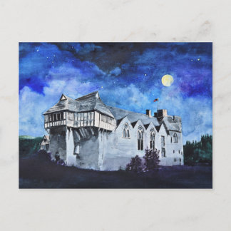 'Stokesay Castle by Moonlight' Postcard