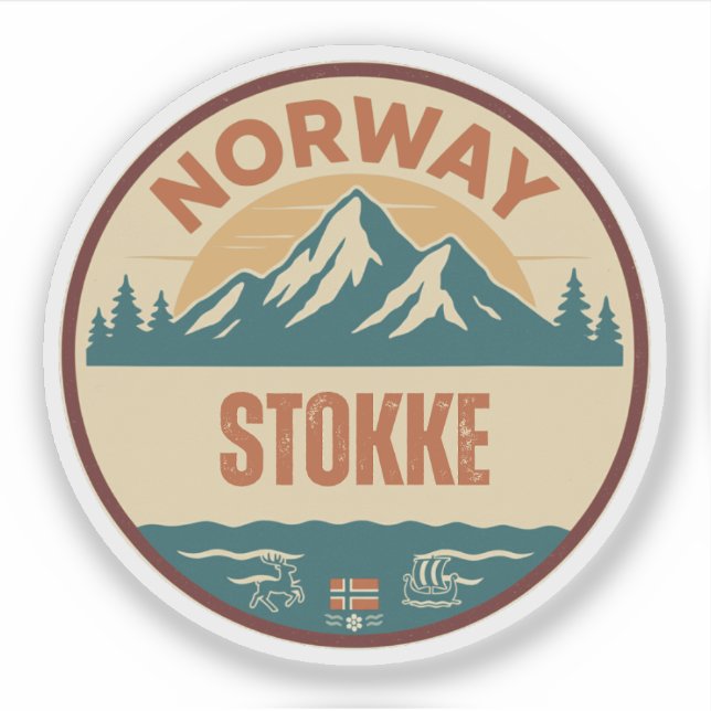 Stokke, Norge Norway (Front)