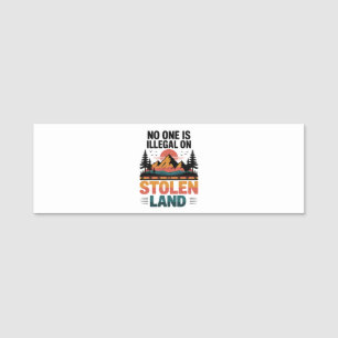 Stolen Land Vintage Name Tag
