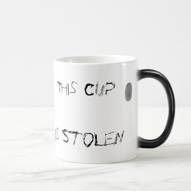 Stolen Morphing Mug,with PRINTS! Magic Mug (Right)