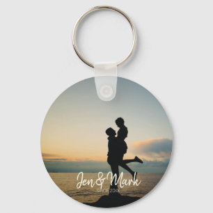 Stolen Photo. Name and Year Typography. Keychain