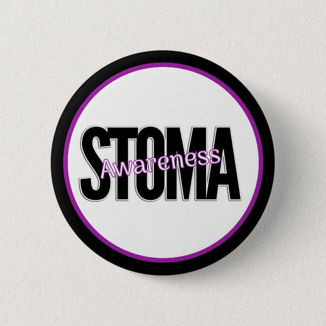 Stoma Awareness 2 Inch Round Button (Front)