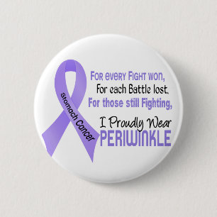 Stomach Cancer I Proudly Wear Periwinkle 1 2 Inch Round Button