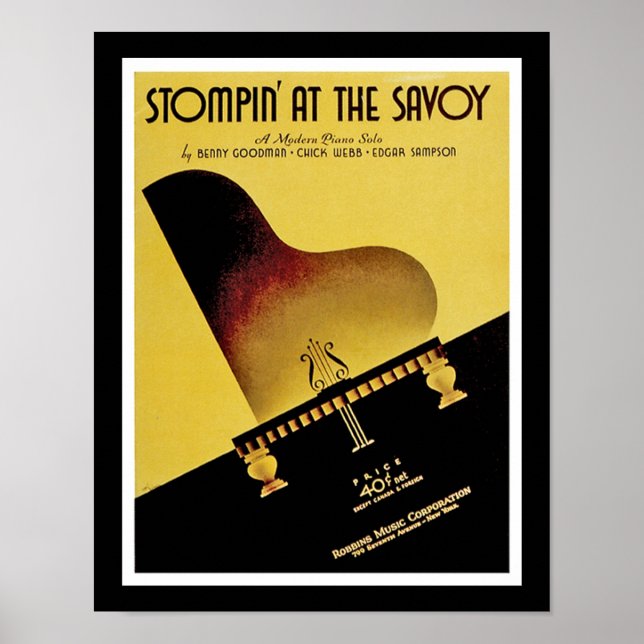 Stompin' At The Savoy Poster (Front)