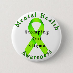Stomping Out Stigma 2 Inch Round Button