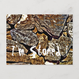 Stone Abstract Postcard