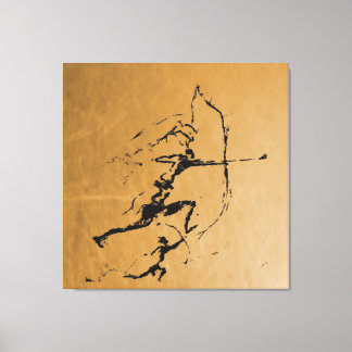 Stone Age Archers Canvas Print